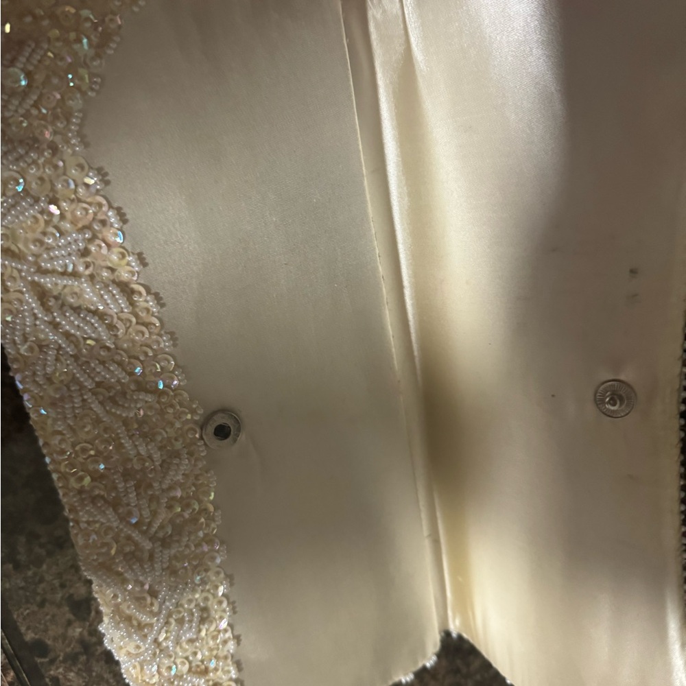 1960 La Regale Golden Beaded Handbag Evening Clutch Handmade in Hong Kong - Picture 11 of 11